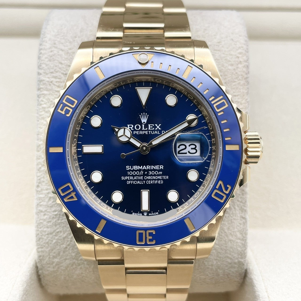 Pre-Owned Rolex Submariner Date 126618LB Blue 41mm