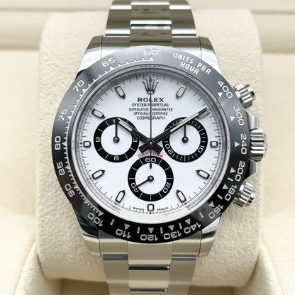 사전 소유 롤렉스 데이토나 116500LN 흰색 굴 팔찌 40mm