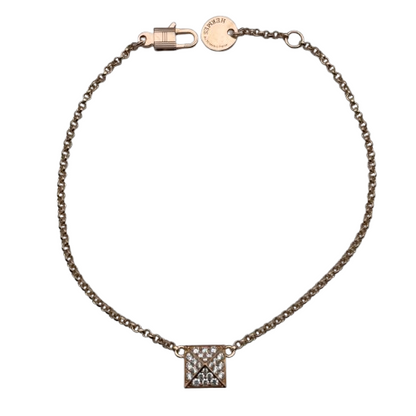 Hermes Clou de H 手链 PM 1 链 钻石 粉红金