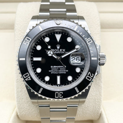 사전 소유 롤렉스 서브 마리너 날짜 126610ln 검은 색 41mm