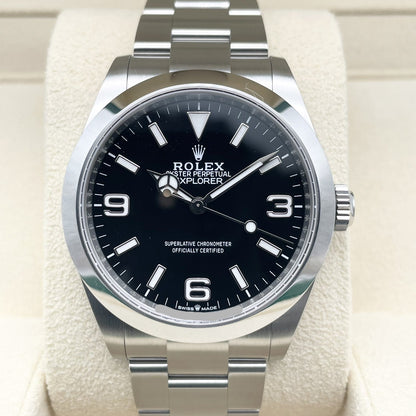 사전 소유 롤렉스 탐색기 224270 블랙 40mm