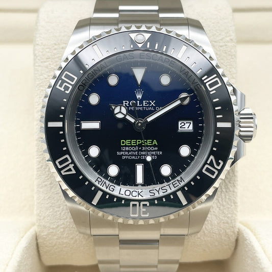 プレオウンド ロレックス ディープシー 136660 Dブルー オイスターブレスレット 44mm