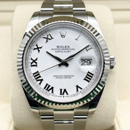 プレオウンド ロレックス デイトジャスト 126334 ホワイトローマン オイスターブレスレット 41mm