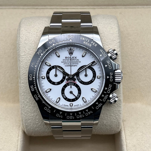 プレオウンド ロレックス デイトナ 116500LN ホワイト オイスターブレスレット 40mm