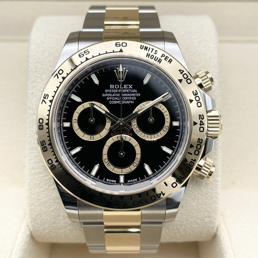 劳力士 Daytona 126503 黑色不锈钢 + 黄金 40 毫米