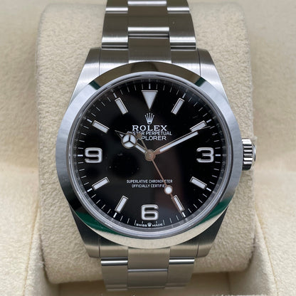 プレオウンド ロレックス エクスプローラー 224270 ブラック ステンレスチール オイスターブレス 40mm