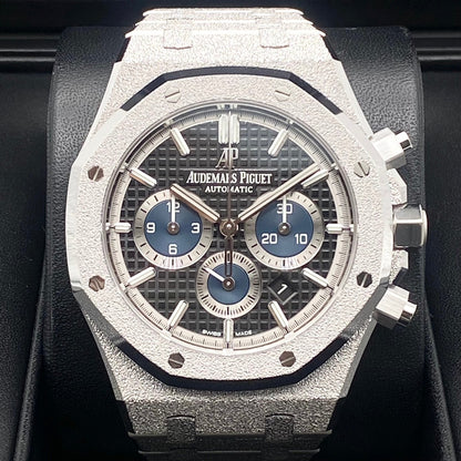 Pre-Owned Audemars Piguet Royal Oak 26331BC.GG.1224BC.03 Frosted Gold Grand Tapestry 41mm