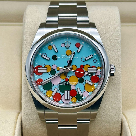 劳力士 Oyster Perpetual 124300 Celebration Motif 41mm