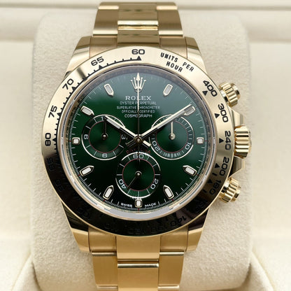 [包括新費用！ ]】勞力士代托納116508綠色牡蠣手鍊40mm