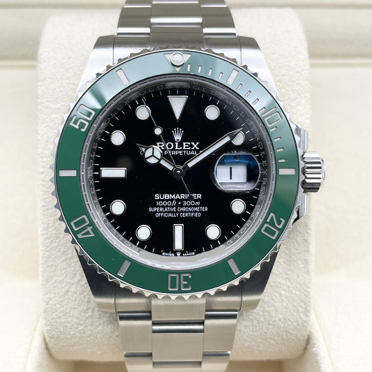 Pre-Owned Rolex Submariner Date 126610LV Oyster Bracelet Black 41mm