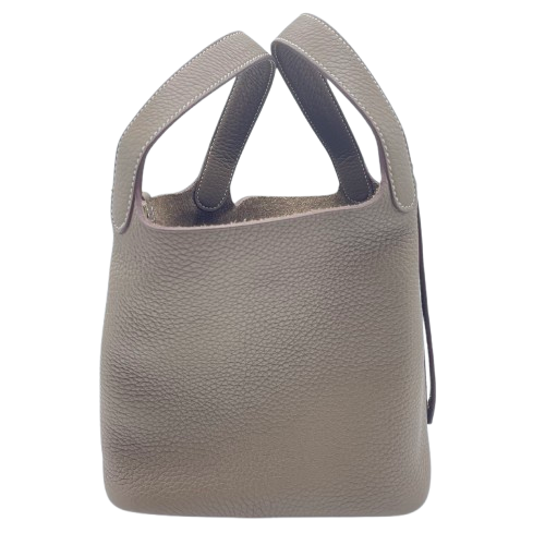Hermes Picotin Lock PM Etoupe Torillon Clemence Gold Hardware B 조각.
