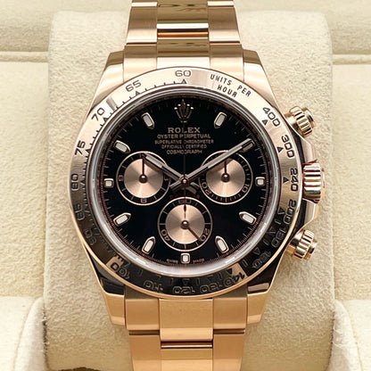 プレオウンド ロレックス デイトナ 116505 エバーローズーゴールド ブラック＆ピンク 40mm