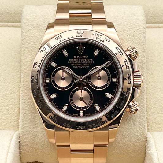 プレオウンド ロレックス デイトナ 116505 エバーローズーゴールド ブラック＆ピンク 40mm
