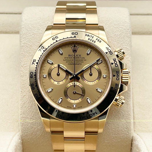 プレオウンド ロレックス デイトナ 116508 シャンパン イエローゴールド 40mm