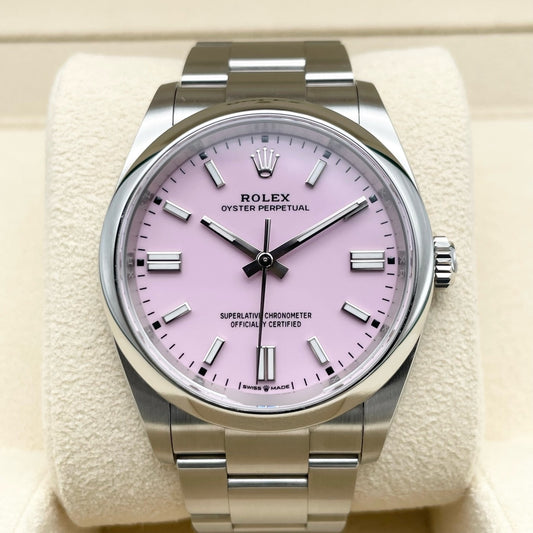 プレオウンド ロレックス オイスターパーペチュアル 126000 ピンク オイスターブレスレット 36mm