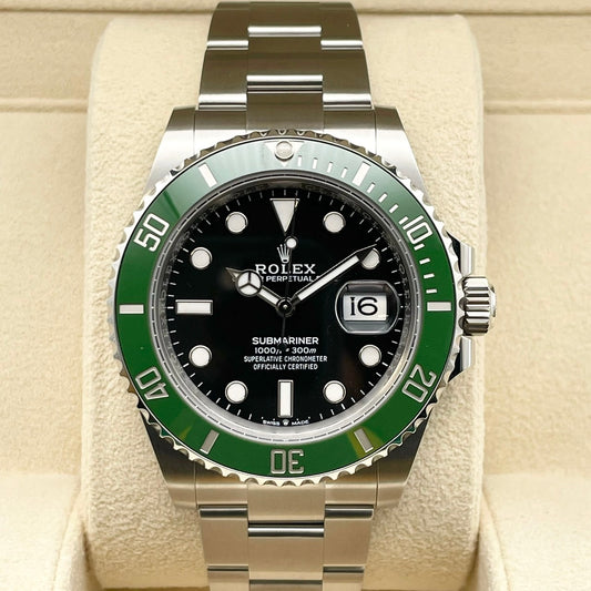 Pre-Owned Rolex Submariner Date 126610LV Black Stainless Steel 41mm