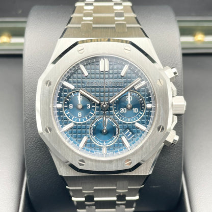 プレオウンド オーデマピゲ ロイヤルオーク 26715ST.OO.1356ST.01 ブルー 38mm