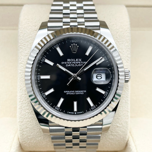 プレオウンド ロレックス デイトジャスト 126334 ブラック ジュビリーブレス 41mm