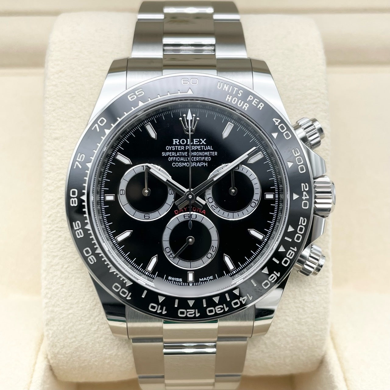 プレオウンド ロレックス デイトナ 126500LN  ブラック ステンレススチール オイスターブレス 40mm