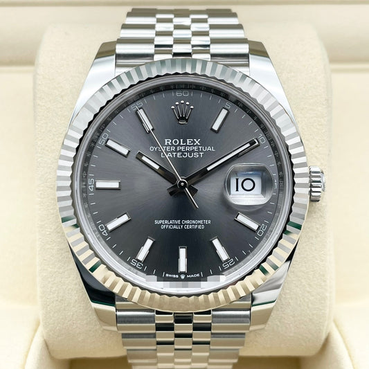 プレオウンド ロレックス デイトジャスト 126334 スレートジュビリーブレスレット 41mm
