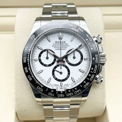 [새 상자 포함!] included 롤렉스 데이토나 126500LN 흰색 스테인레스 스틸 40mm