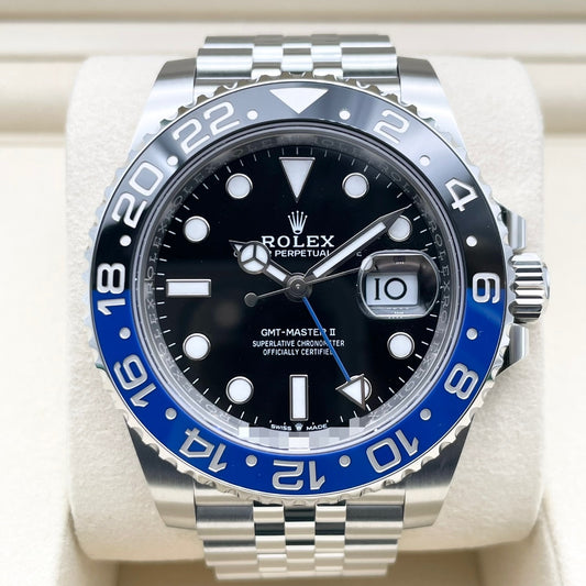 Pre-Owned [New box included! 】Rolex GMT Master II 126710BLNR Batman Jubilee Bracelet 40mm