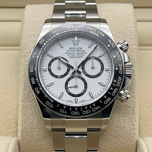 劳力士代托纳126500LN白色不锈钢40mm