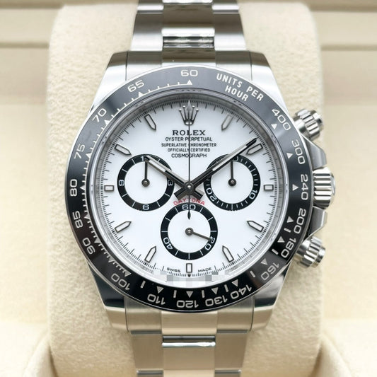 劳力士代托纳126500LN白色不锈钢40mm