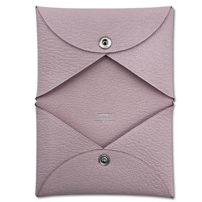 [특별] Hermes Calvi Rose Darling Chevre Silver Metal Fittings w 새겨 져
