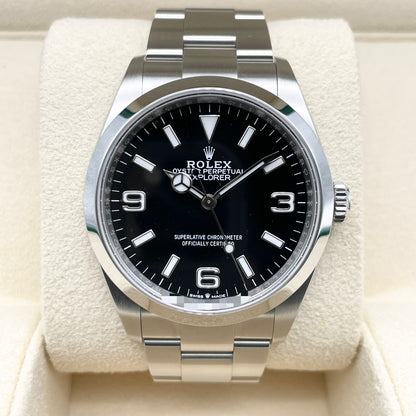 プレオウンド ロレックス エクスプローラーI 124270 ブラック 36mm