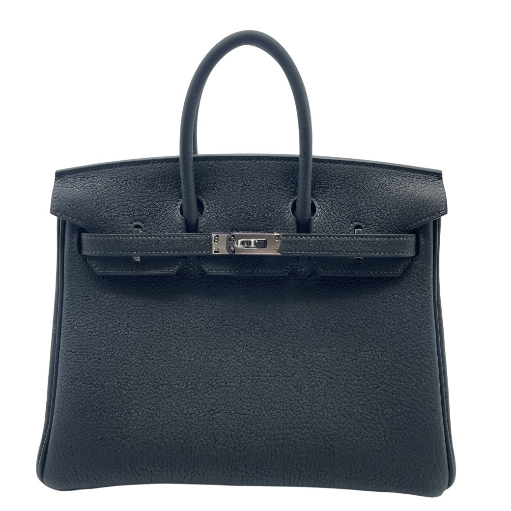 Hermes Birkin 25 New Vere Fonse Togo Silver Fittings w 새로