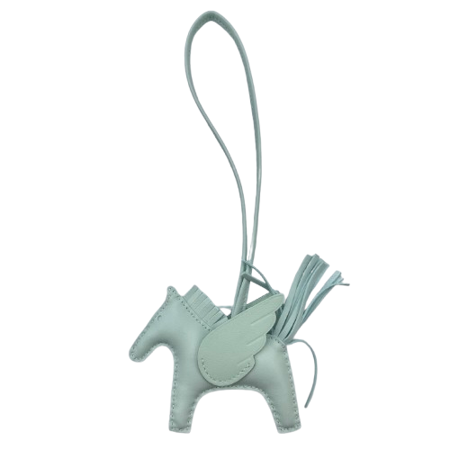 Hermes Pegasus Charm PM Veil Peppermint W Engraved