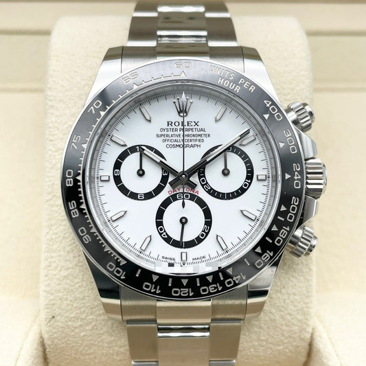 劳力士代托纳126500LN白色不锈钢40mm
