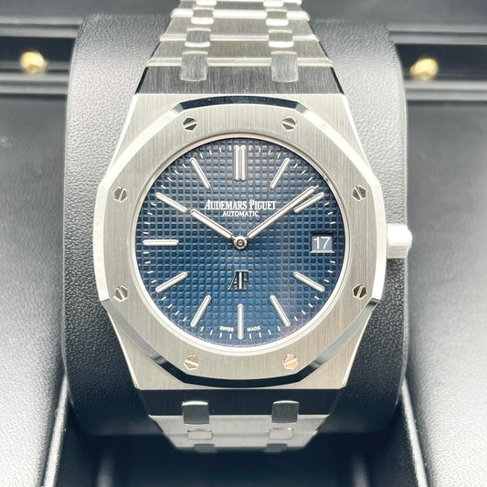 Pre-Owned Audemars Piguet Royal Oak "Jumbo" Extra Sin 15202ST.OO.1240ST.01 39mm