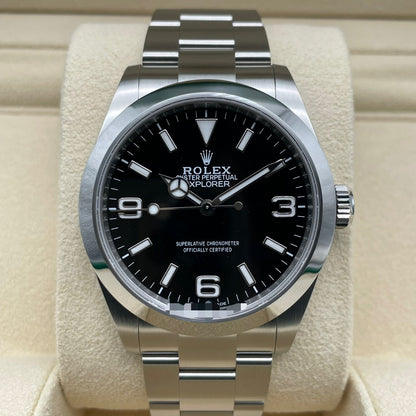 사전 소유 롤렉스 탐색기 224270 블랙 40mm