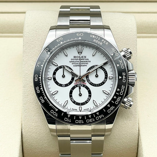 劳力士代托纳126500LN白色不锈钢40mm