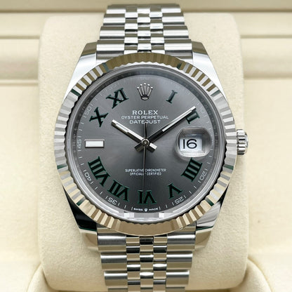 プレオウンド ロレックス デイトジャスト 126334 スレートジュビリーブレスレット 41mm