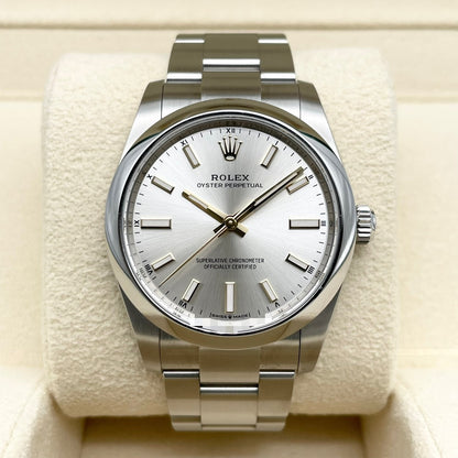 劳力士牡蛎永久124200银色牡蛎手链34mm