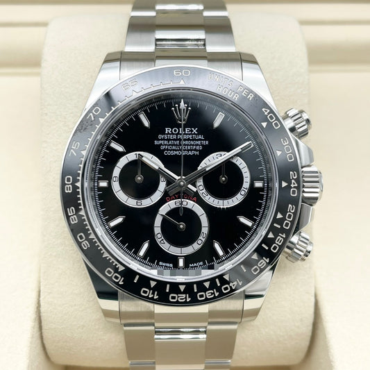 劳力士代托纳126500LN黑色不锈钢牡蛎手链40mm
