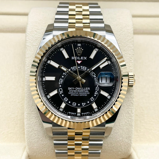 プレオウンド ロレックス スカイドゥエラー 336933 ブラック 42mm