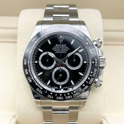 プレオウンド ロレックス デイトナ 126500LN  ブラック ステンレススチール オイスターブレス 40mm