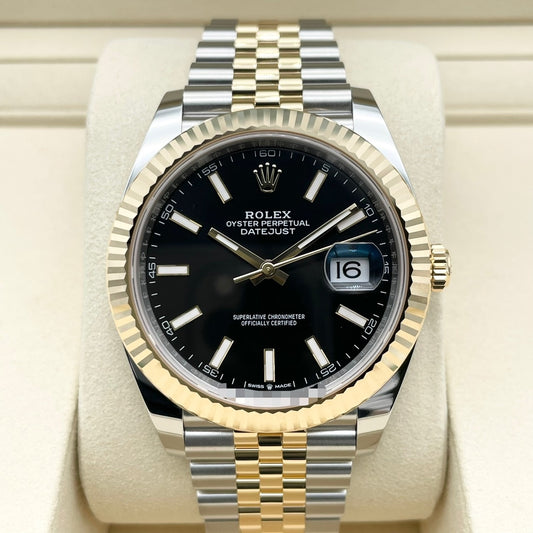 プレオウンド ロレックス デイトジャスト 126333 ブラック ジュビリーブレス 41mm