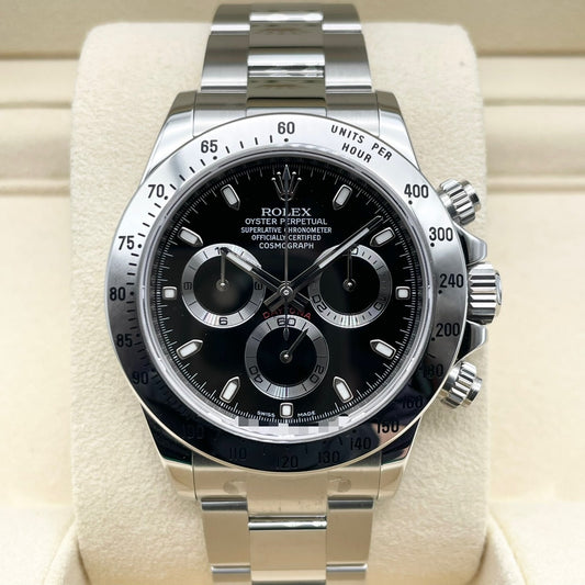 プレオウンド 【一部正規店保護シール付き！】ロレックス デイトナ 116520 ブラック 40mm