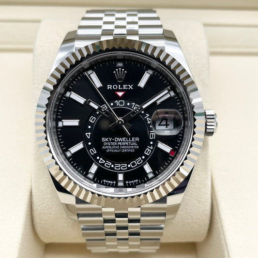 プレオウンド ロレックス スカイドゥエラー 336934 ブラック 42mm