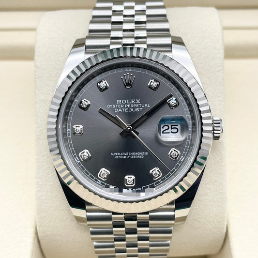 プレオウンド ロレックス デイトジャスト 126334 スレートジュビリーブレスレット 41mm