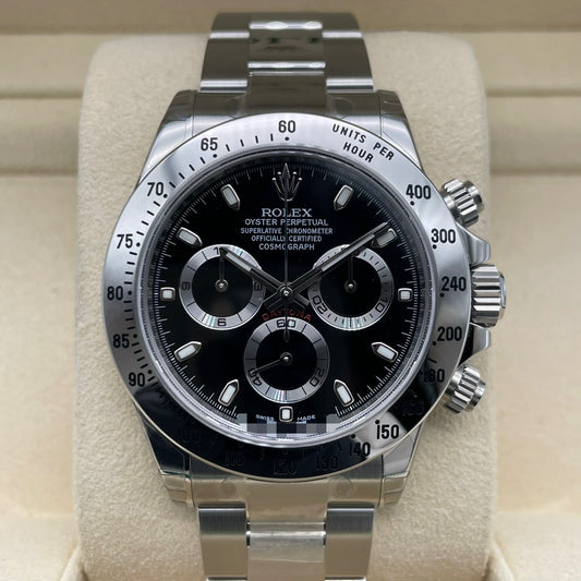 プレオウンド 【全面正規店保護シール付き！】ロレックス デイトナ 116520 ブラック 40mm