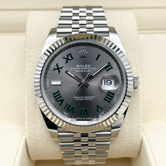 プレオウンド ロレックス デイトジャスト 126334 スレートジュビリーブレスレット 41mm