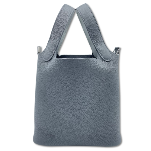 Pre-Owned Hermes Picotin Rock Eclat PM Aldwards/Griplatinum Torillon Clemence Silver Fittings W Engraved
