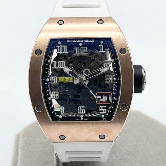 二手理查德·米勒（Richard Mille）大日期RM029玫瑰金48mmx39.7mm