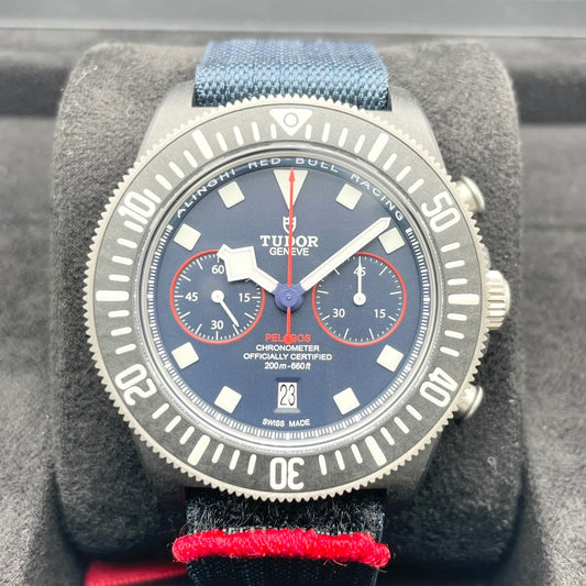 二手都铎Pelagos M25807KN-0001蓝色43mm